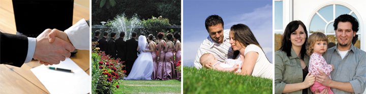 Handshake - Wedding - New Family - Family's first home