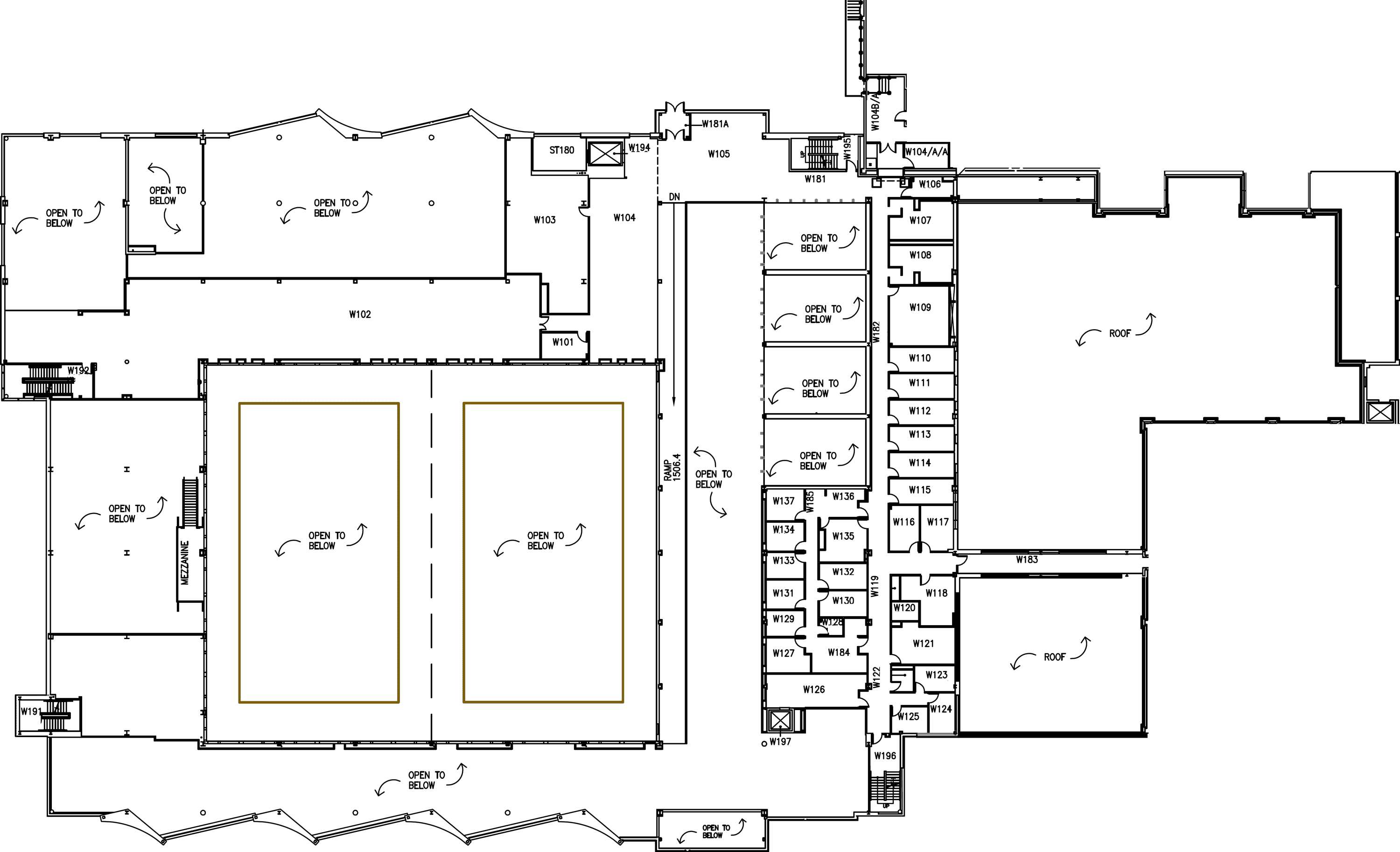 David Braley Athletic Centre - First Floor Map