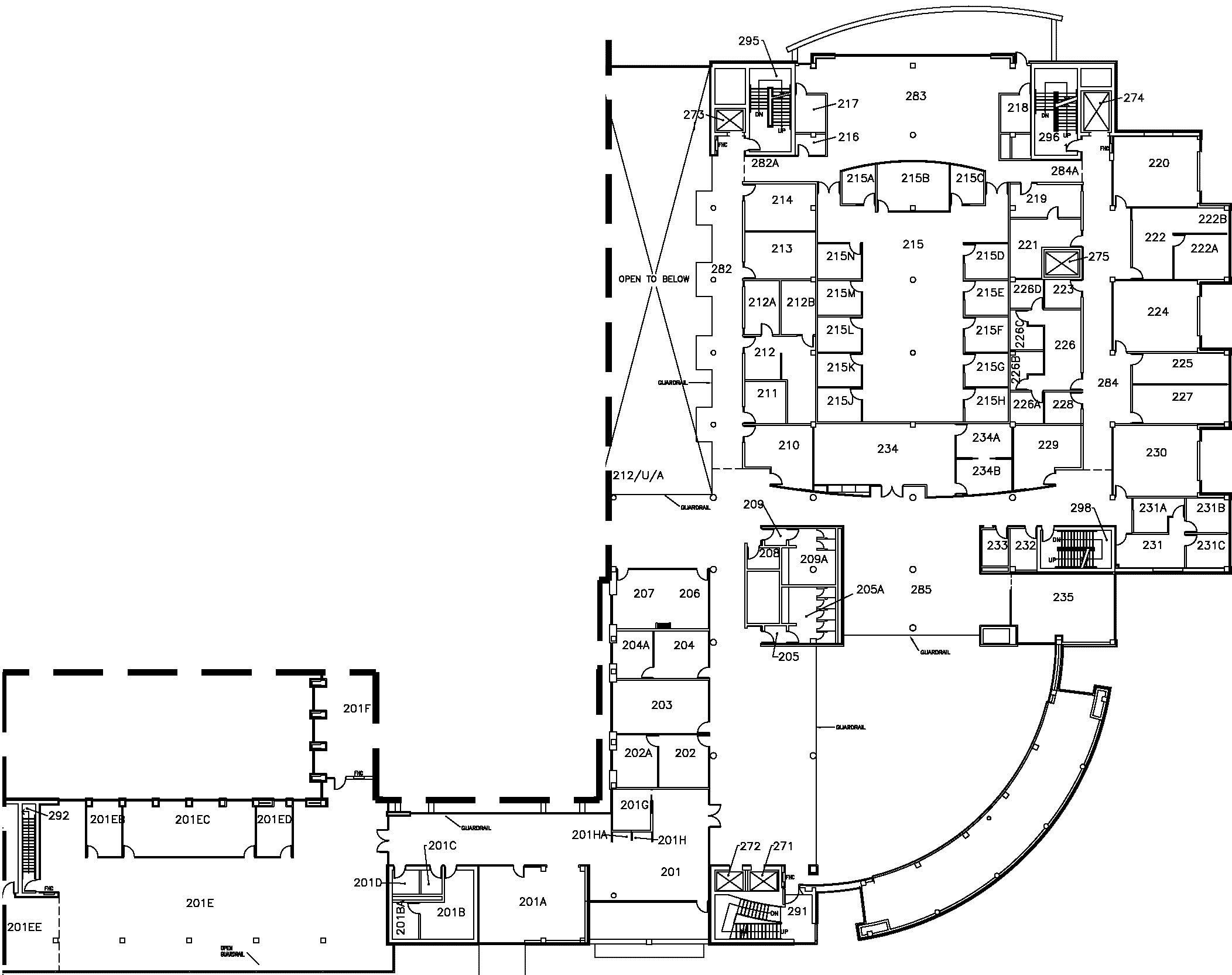 McMaster University Student Center (MUSC) - Second Floor Map
