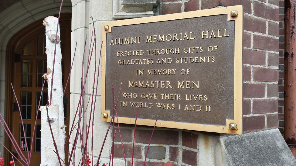 Outside of Alumni Memorial Hall