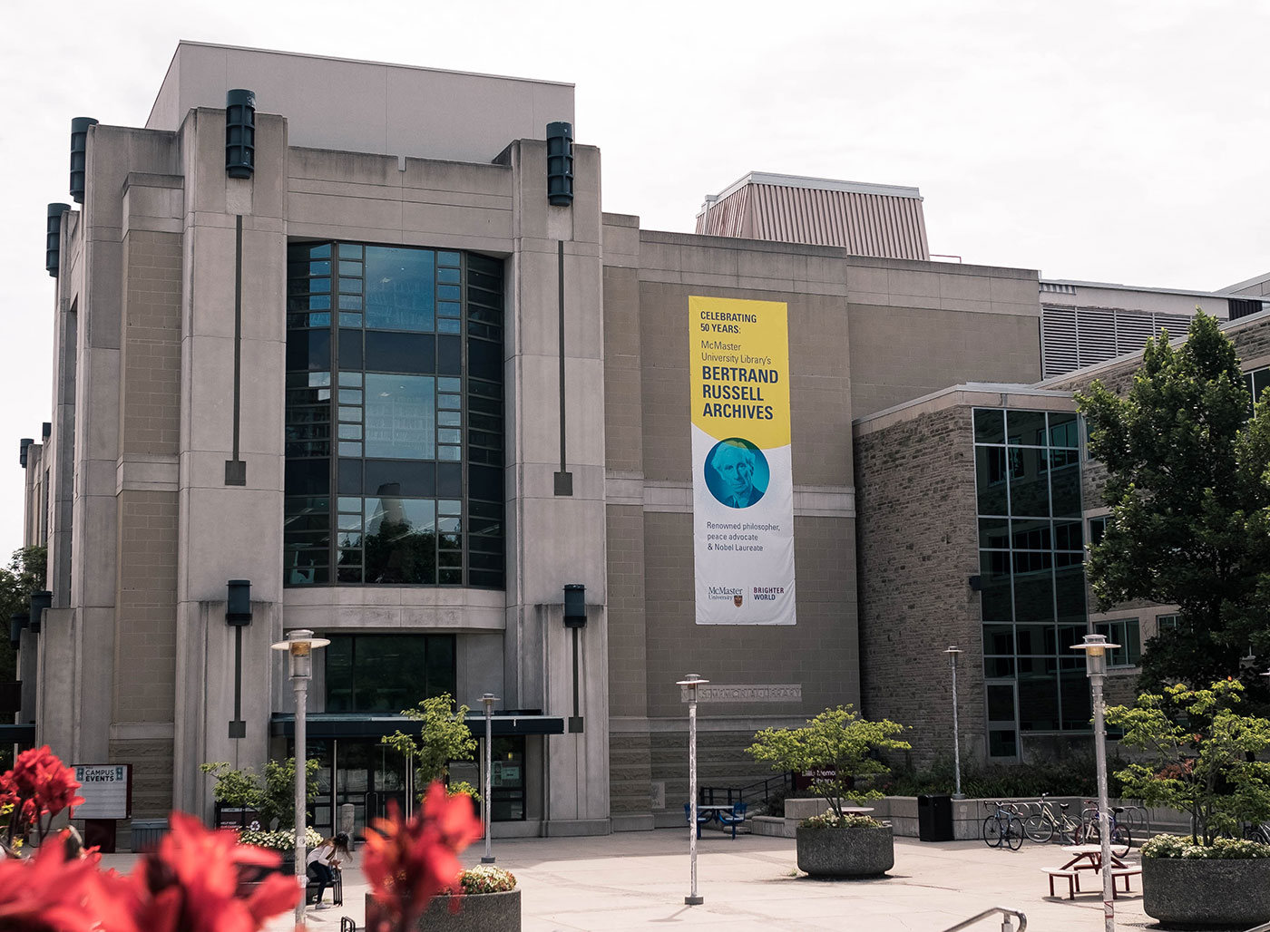 Mills Library from courtyard