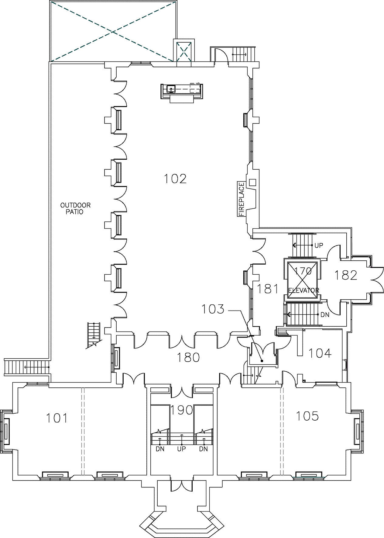 McMaster University Alumni Memorial Building (AMB) - First Floor Map