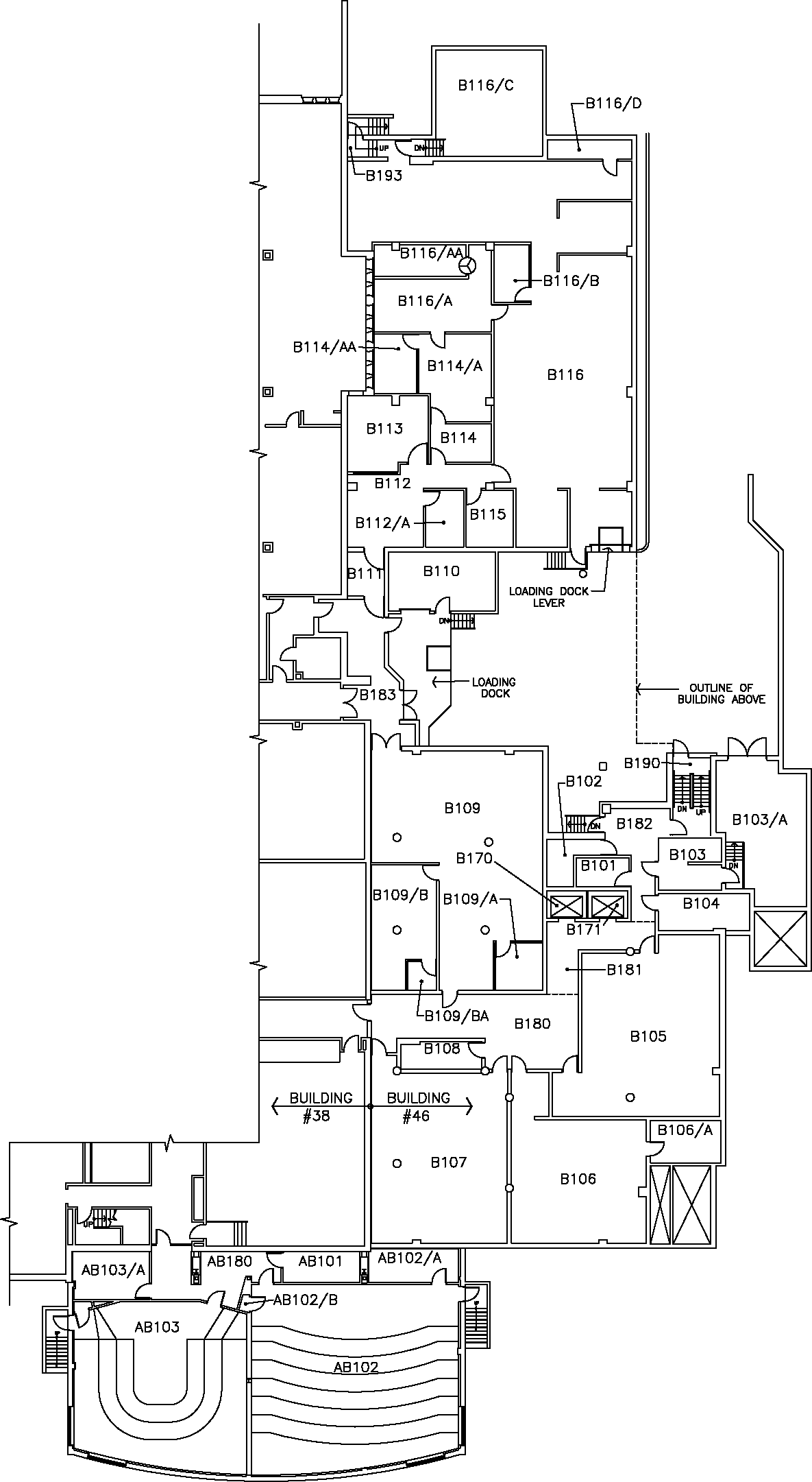 McMaster University Degroote School Of Business (DSB) - Basement Floor Map