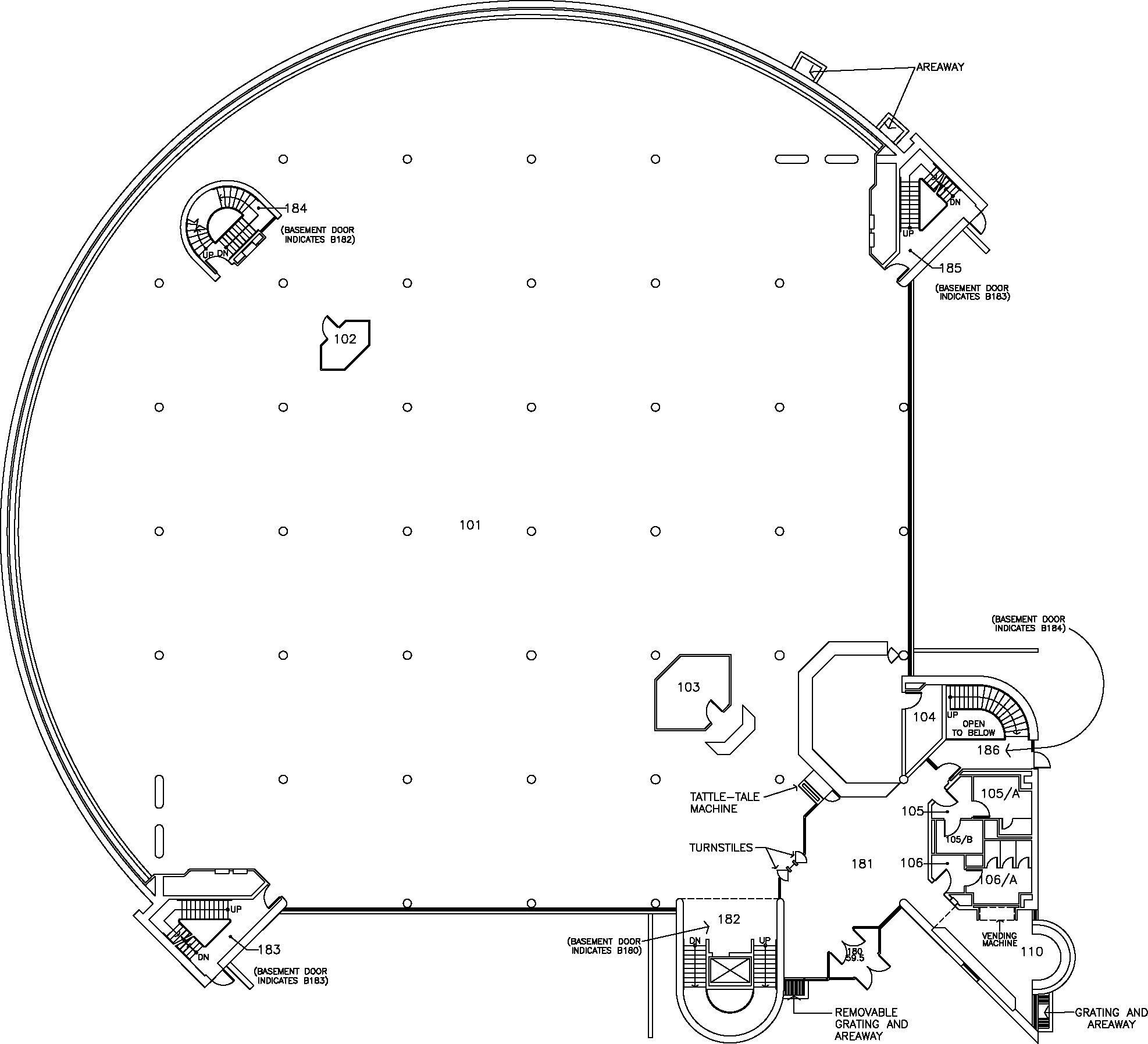 HG Thode Library - First Floor Map