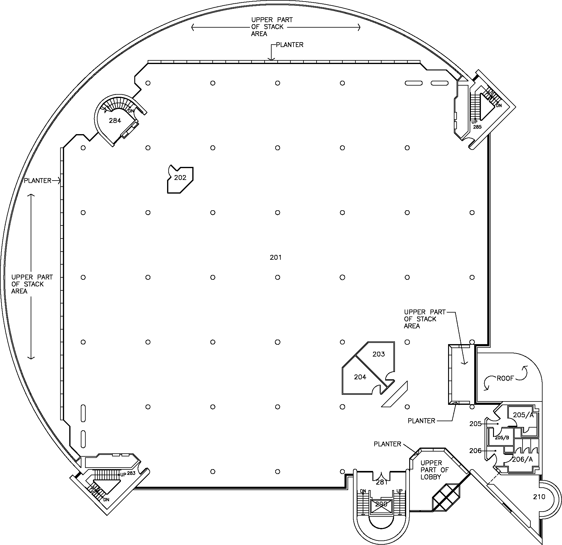 HG Thode Library - Second Floor Map