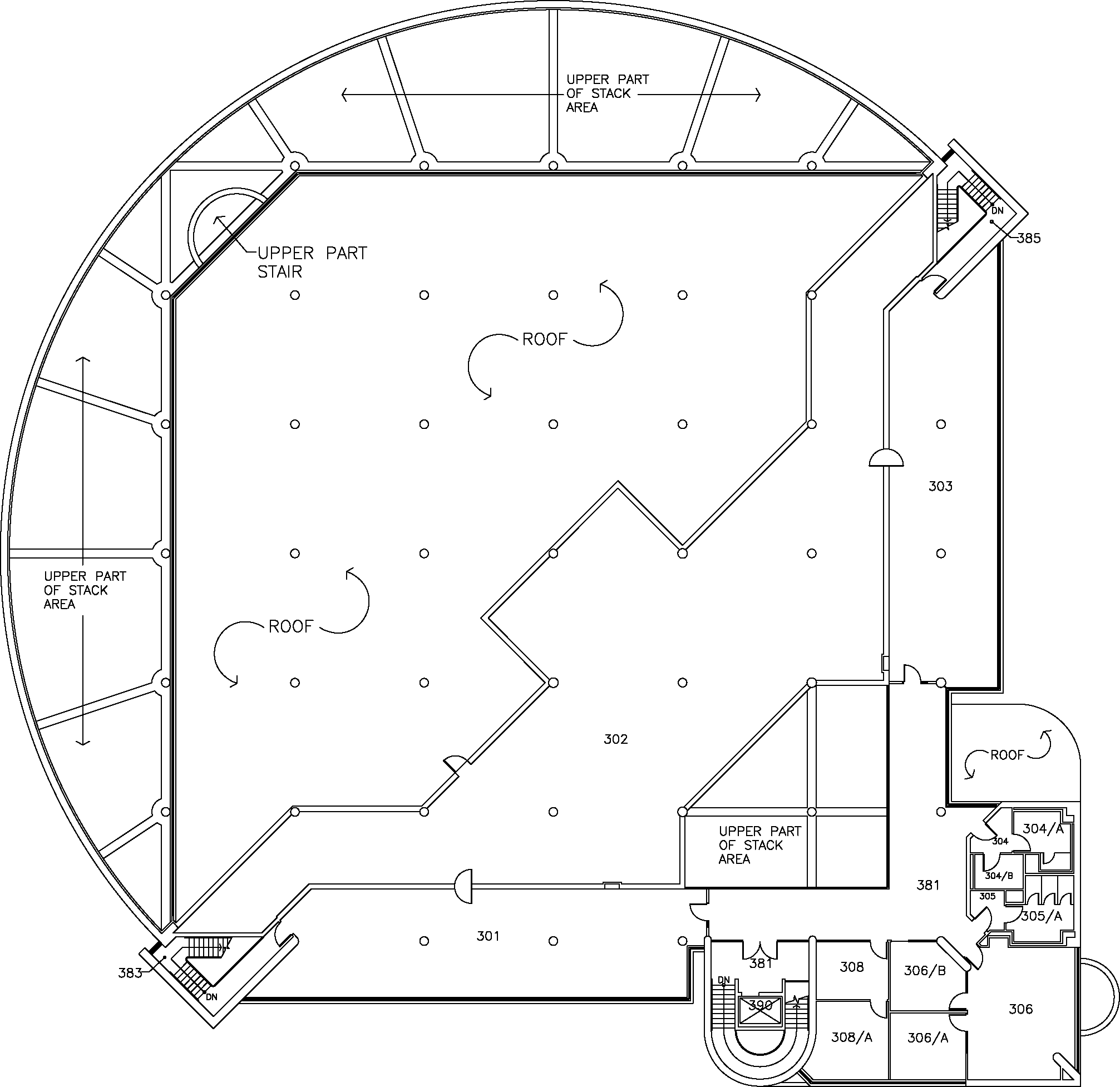 HG Thode Library - Third Floor Map