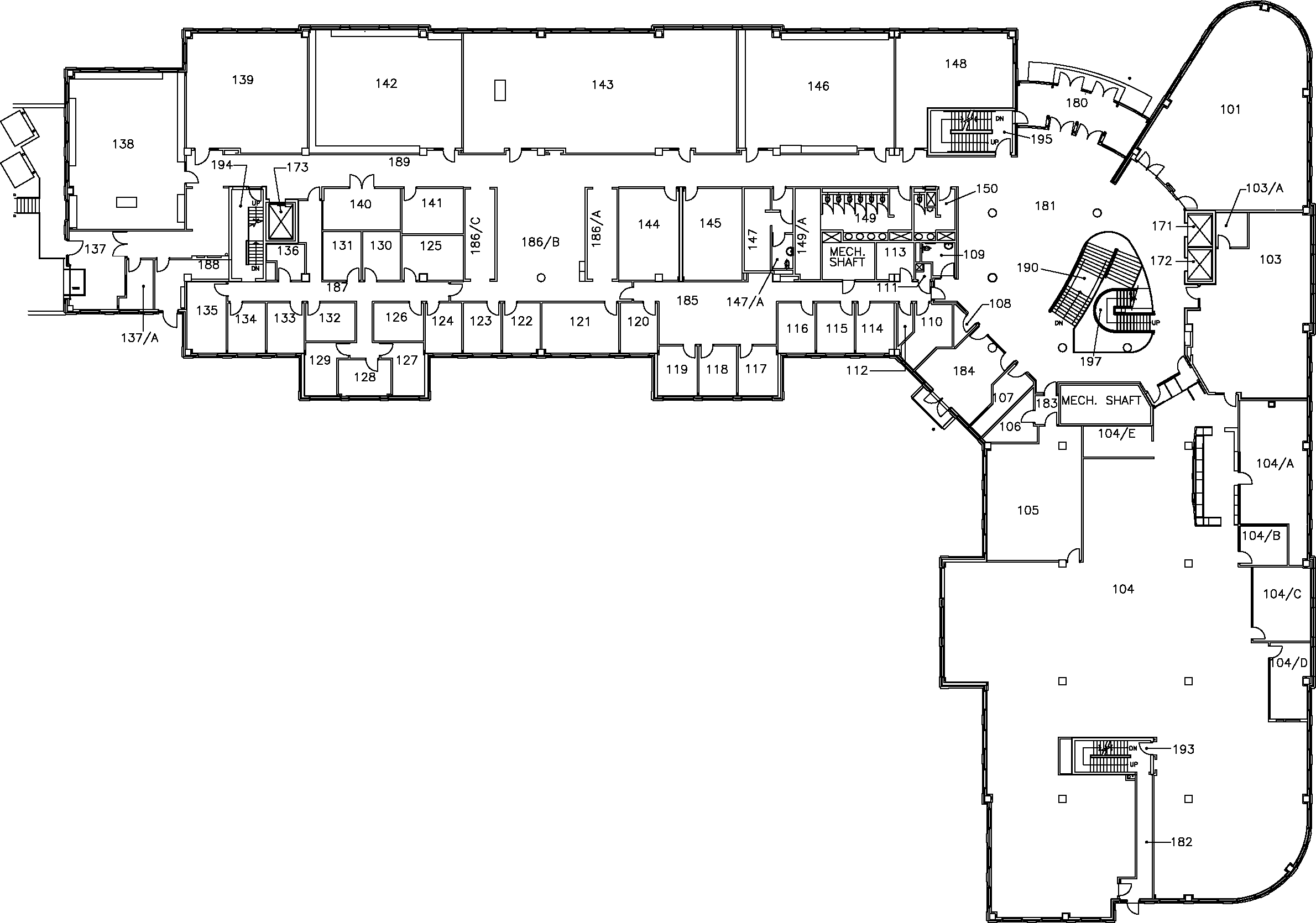 Institute For Applied Health Sciences - First Floor Map