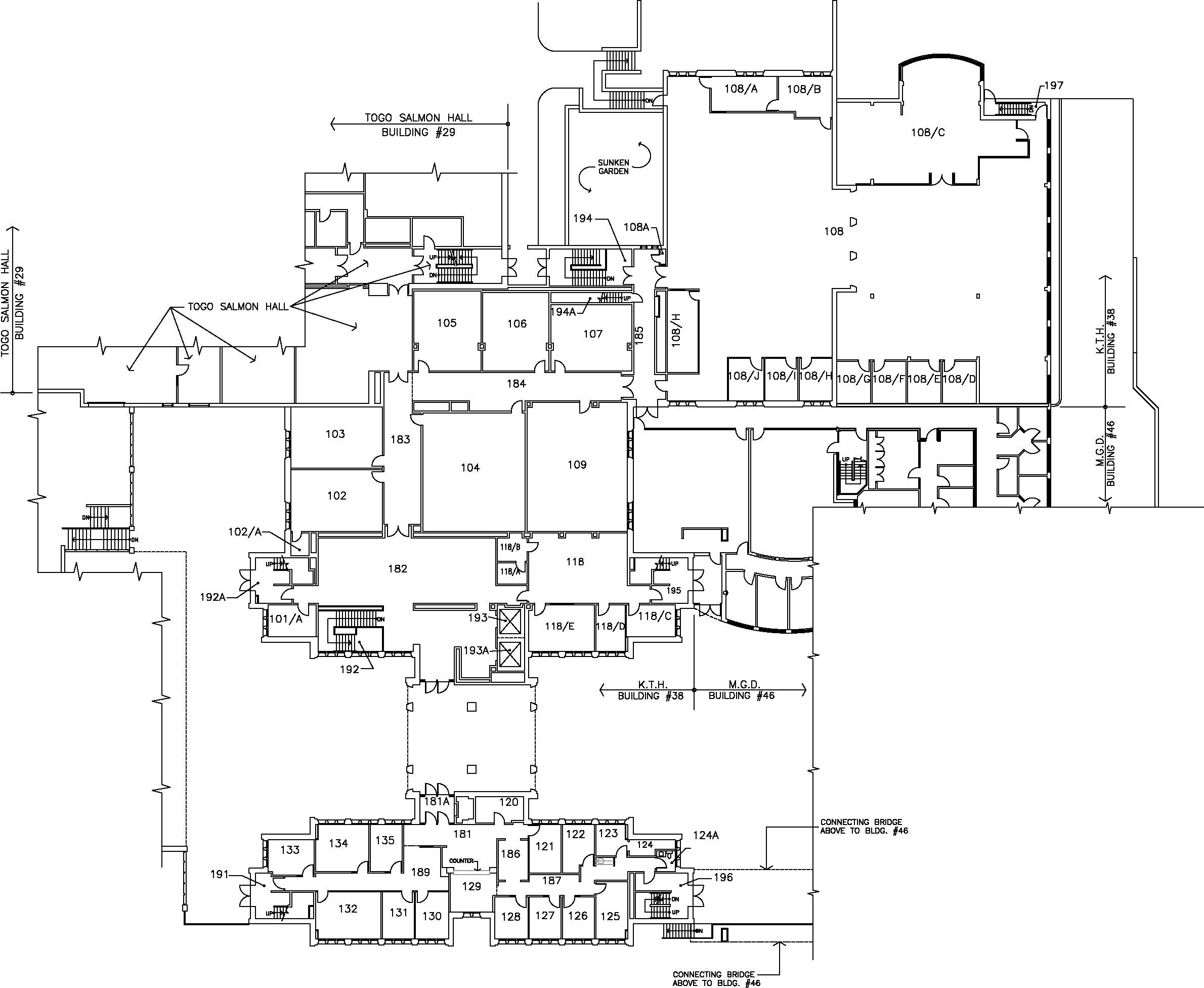 McMaster University Kenneth Taylor Hall (KTH) - First Floor Map