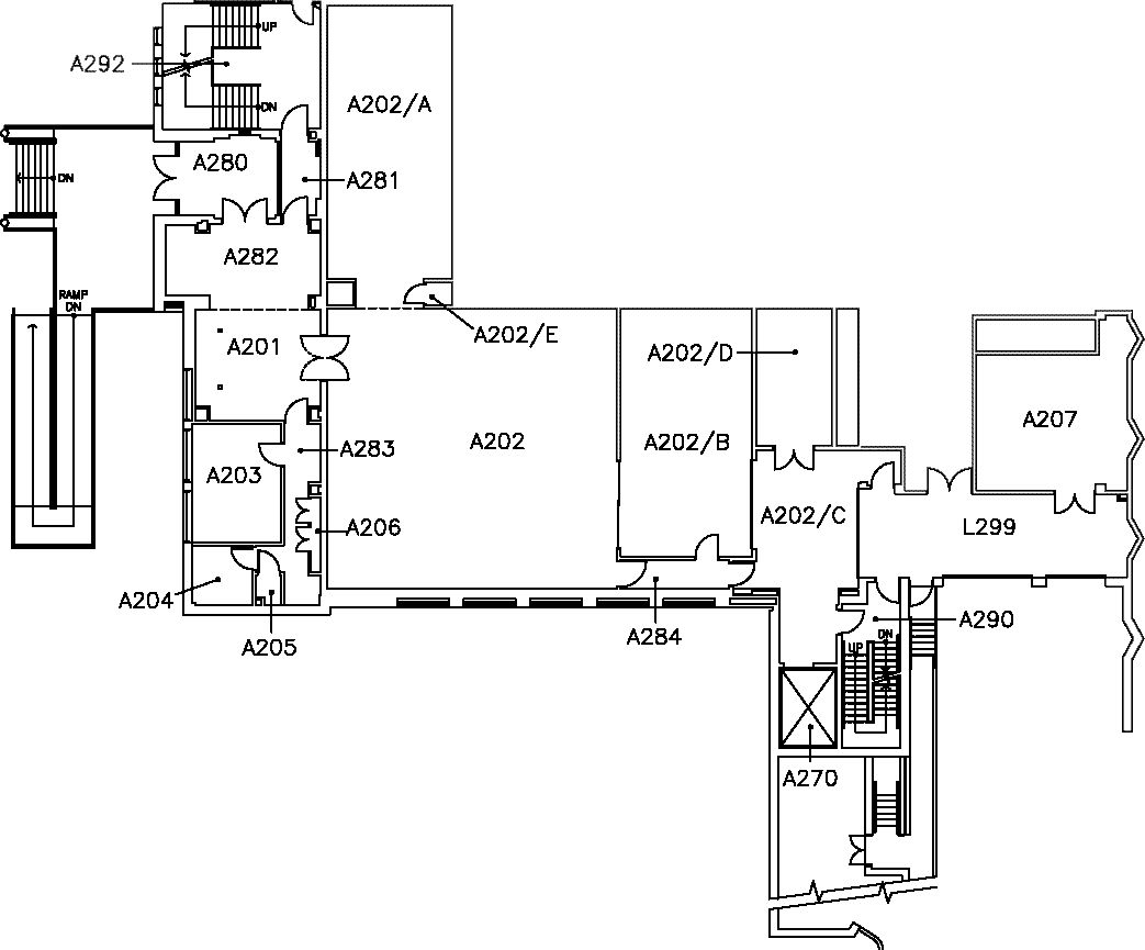 Museum Of Art - Second Floor Map