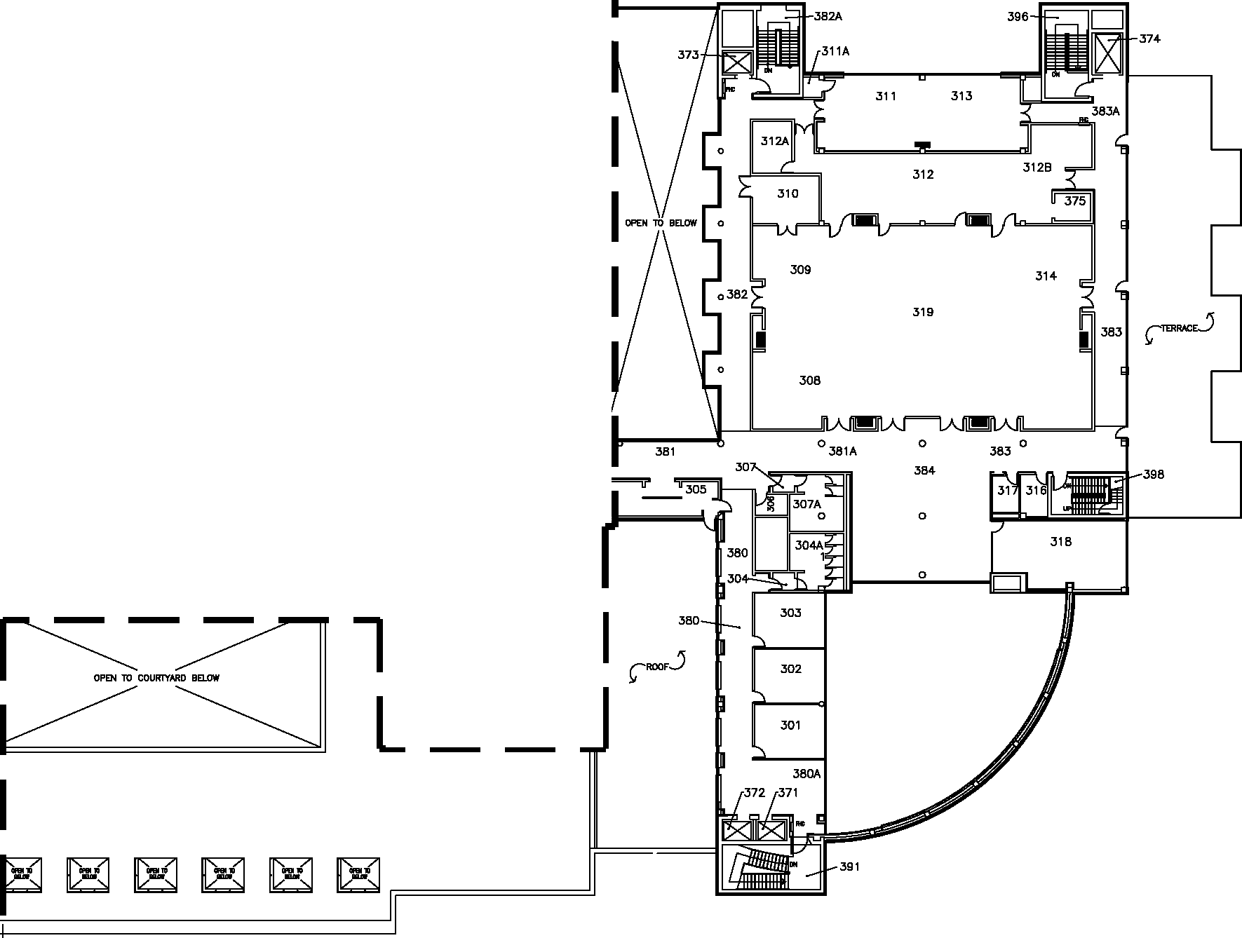 McMaster University Student Center (MUSC) - Third Floor Map