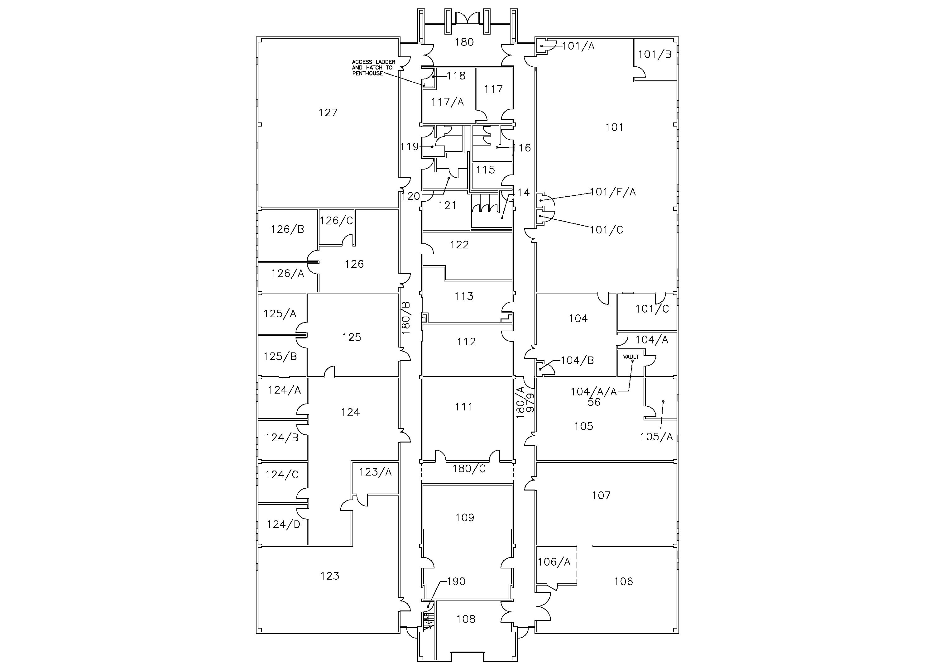 T13 - First Floor Map